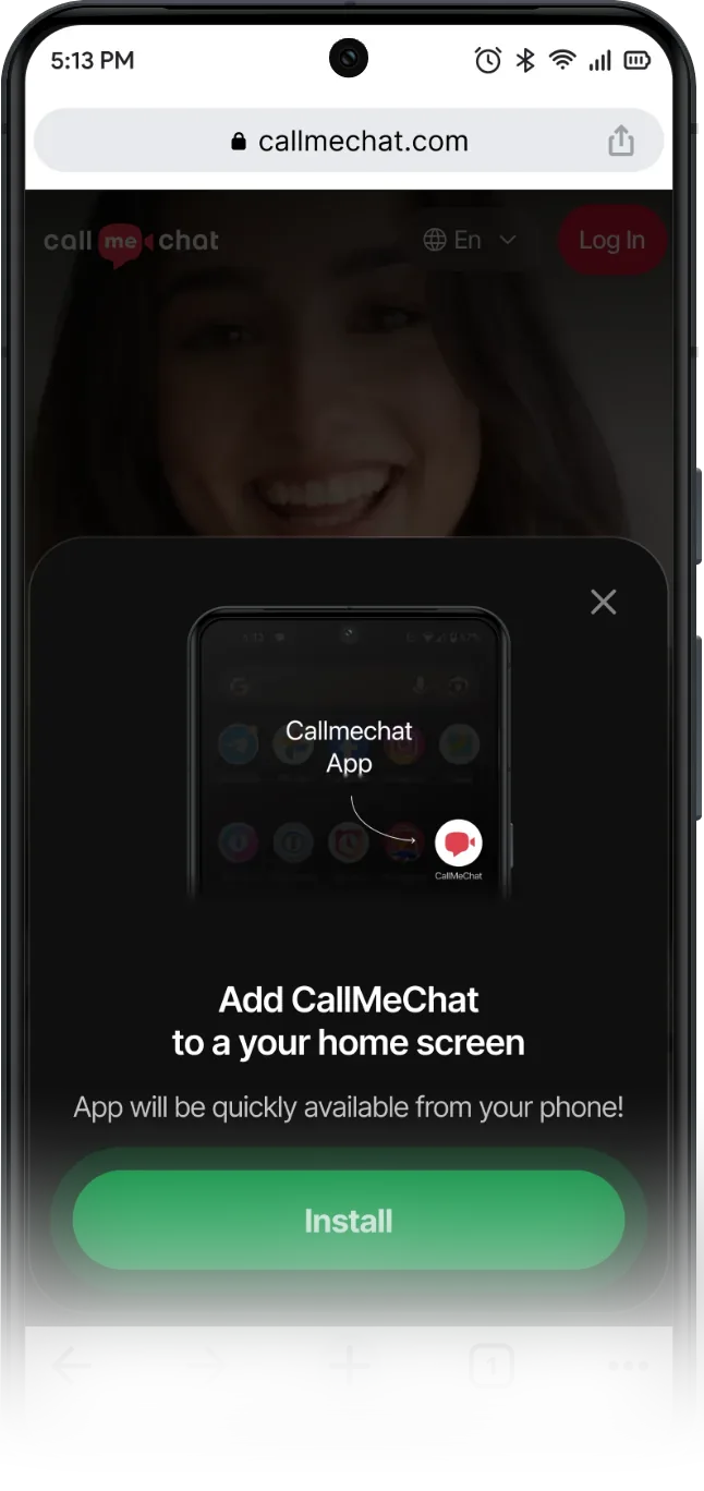 Étapes d’installation de CallMeChat sur l’appareil sélectionné