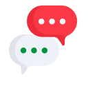 Text message bubbles icon