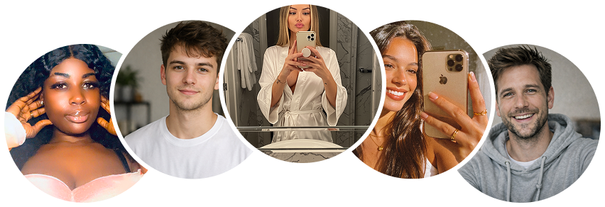 Group of profile photos