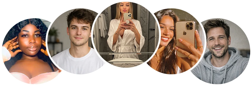 Group of profile photos