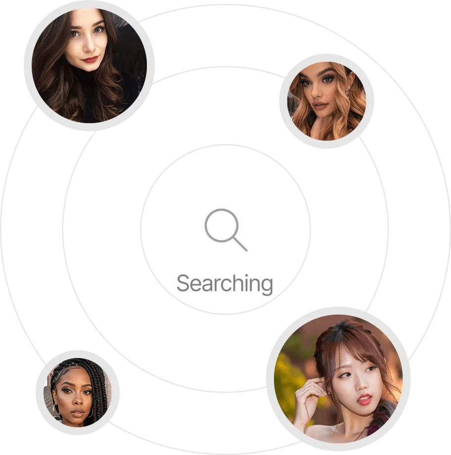 Searching for users animation