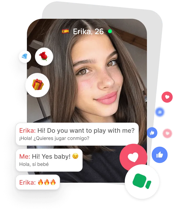 Typing in video chat